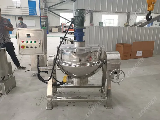 Промышленная газовая кастрюля высокого давления 300 л из нержавеющей стали