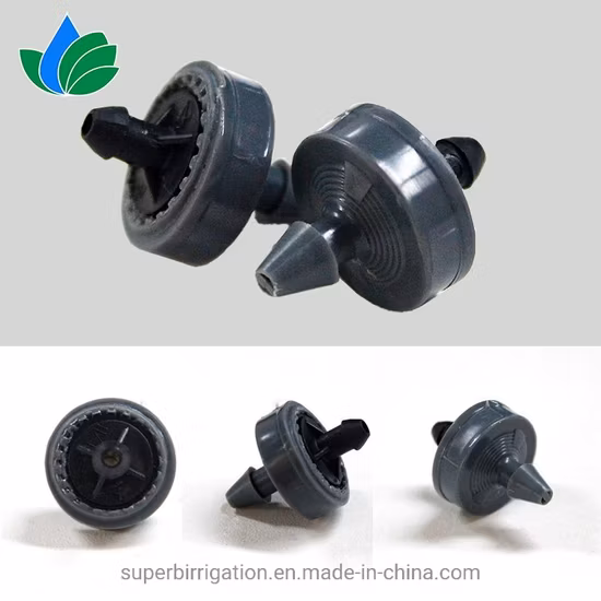 Сельскохозяйственная водосберегающая капельная головка с компенсацией давления для орошения, 8-литровый стабилизатор потока, горшок для капельного орошения